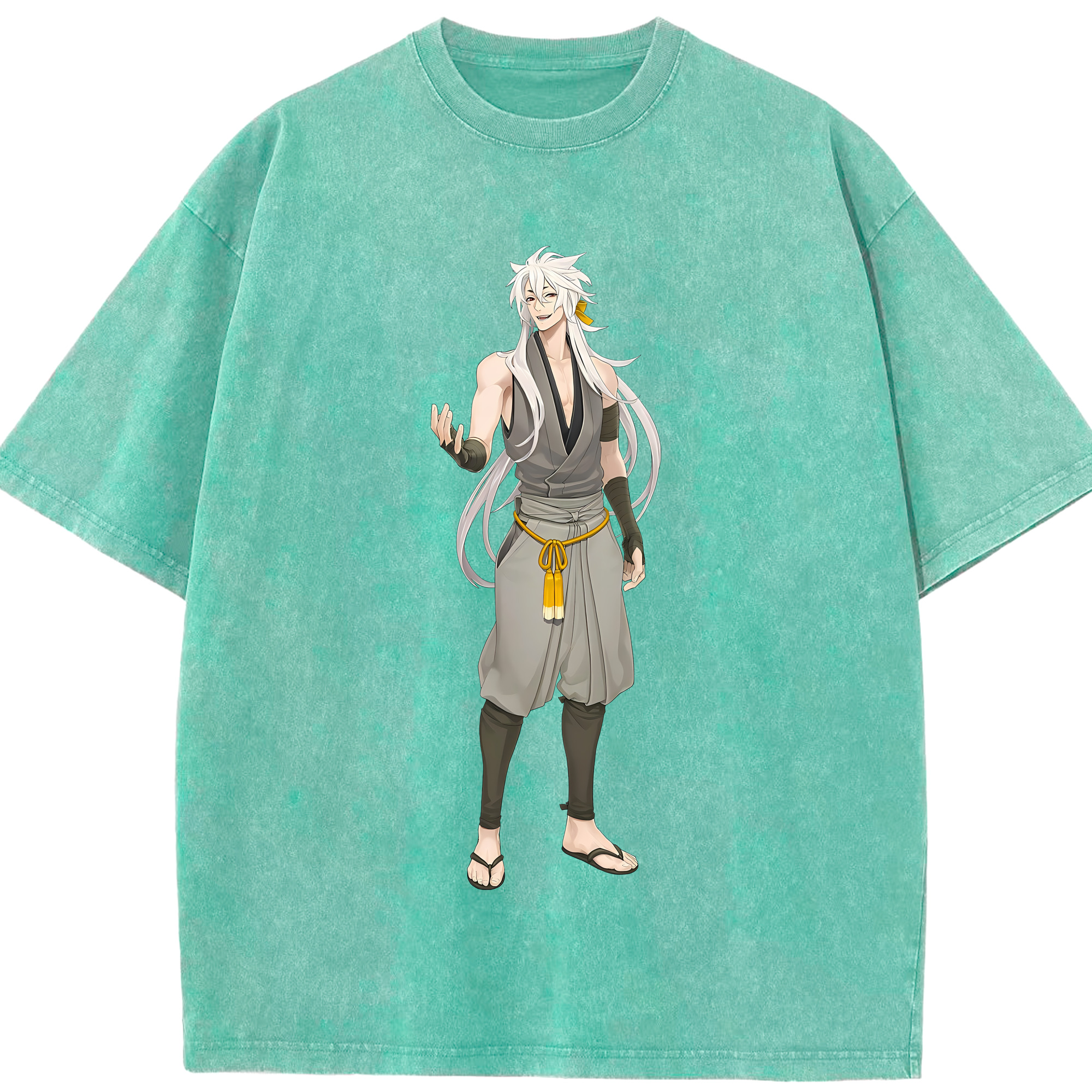 （画像用） 刀剣乱舞 Touken Ranbu 綿100% ヴィンテージ風 半袖Tシャツ（フロントプリント）